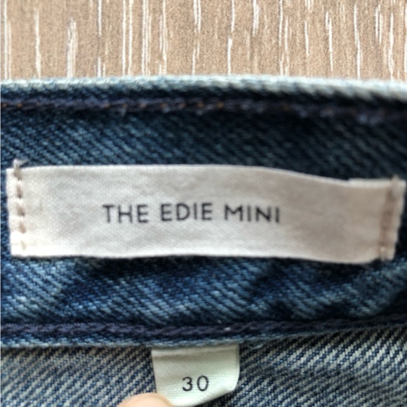 Aritzia Denim Forum The Eddie Mini Denim Skirt - Picture 10 of 12
